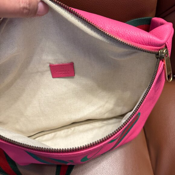 Gucci Large Belt Bag Fanny Pack Hot Pink - Picture 5 of 8